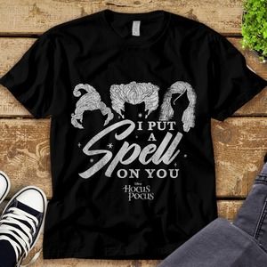 Hocus Pocus Sanderson Hair I Put A Spell On You Disney Unisex Tee Adult T-shirt